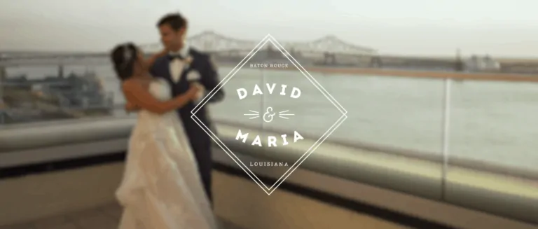 Baton Rouge wedding videographer downtown