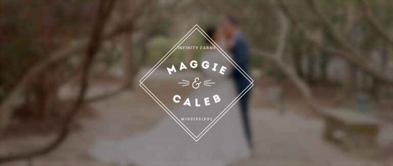 Bride and groom Maggie and Caleb celebrate their outdoor wedding at Infinity Farms in Mississippi.