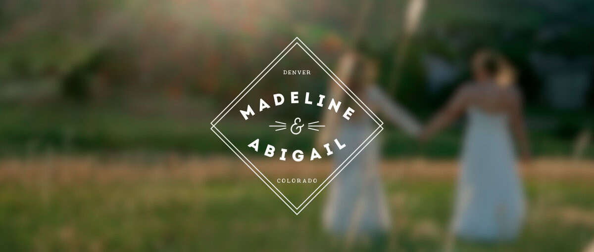 Wedding videographer captures Madeline and Abagail’s romantic Manor House wedding in Littleton, Colorado with mountain views and Denver skyline