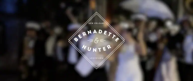 New Orleans wedding videographer capturing Bernadette and Hunter’s wedding at St. Mary’s Church and Old Ursuline Convent
